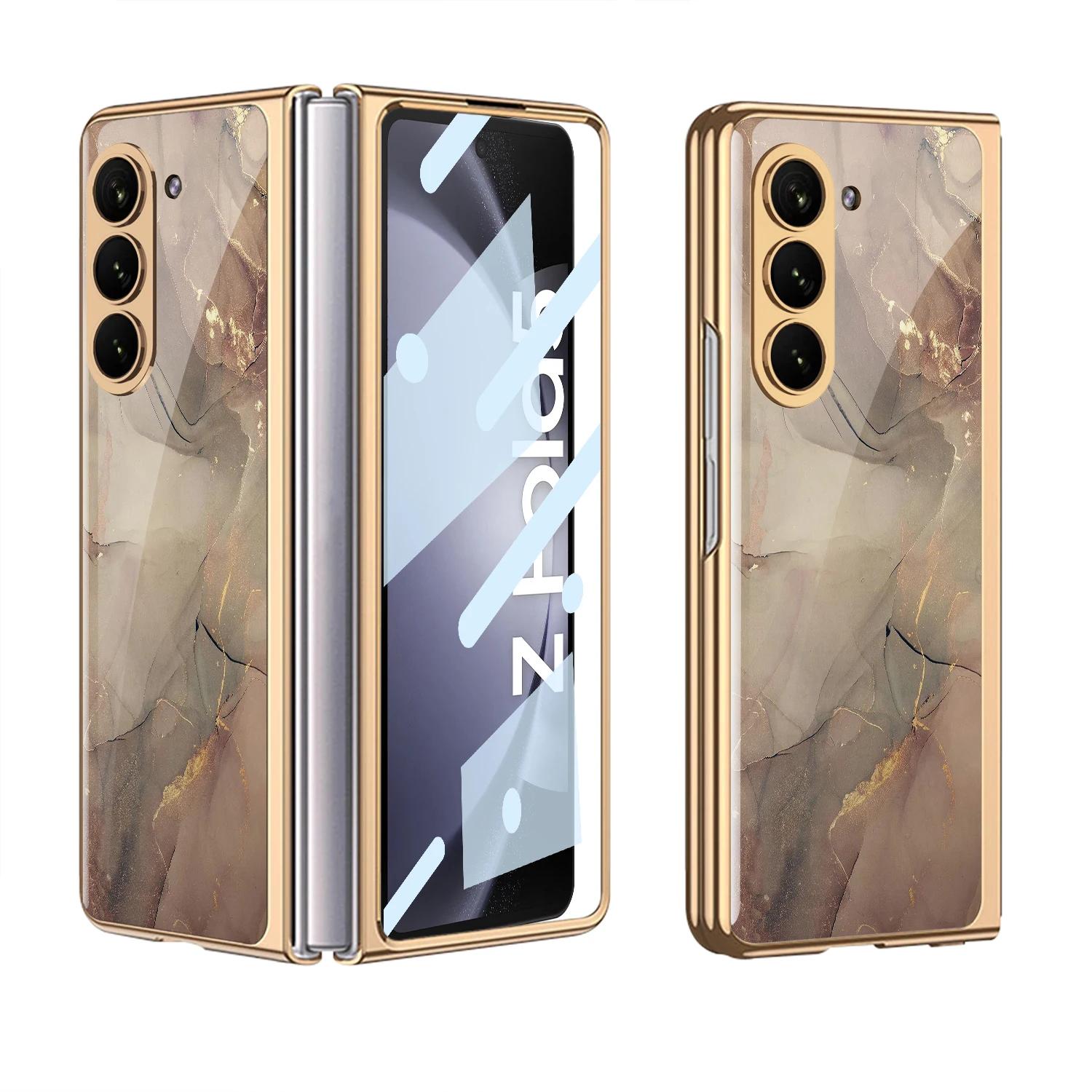360 Degree Protective Painted Glass Case for Samsung Galaxy Z Fold 5 6 7 Luxury Plating Frame Glass Case For Galaxy Z Fold5 Case For Galaxy Z Fold7
360 Degree Protective Painted Glass Case for Samsung Galaxy Z Fold 5 6 7 Luxury Plating Frame Glass Case For Galaxy Z Fold5 Case For Galaxy Z Fold7