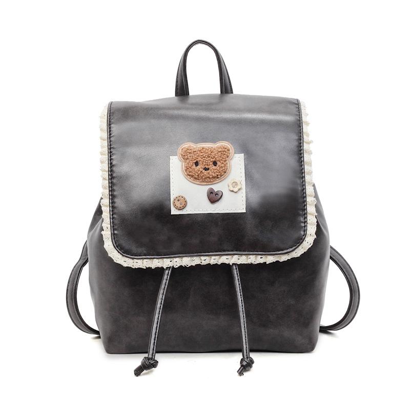Backpack Women s New Fashion Soft Leather Large Capacity Travel Backpack Shoulder School Bag Tide чорний
Backpack Women s New Fashion Soft Leather Large Capacity Travel Backpack Shoulder School Bag Tide чорний