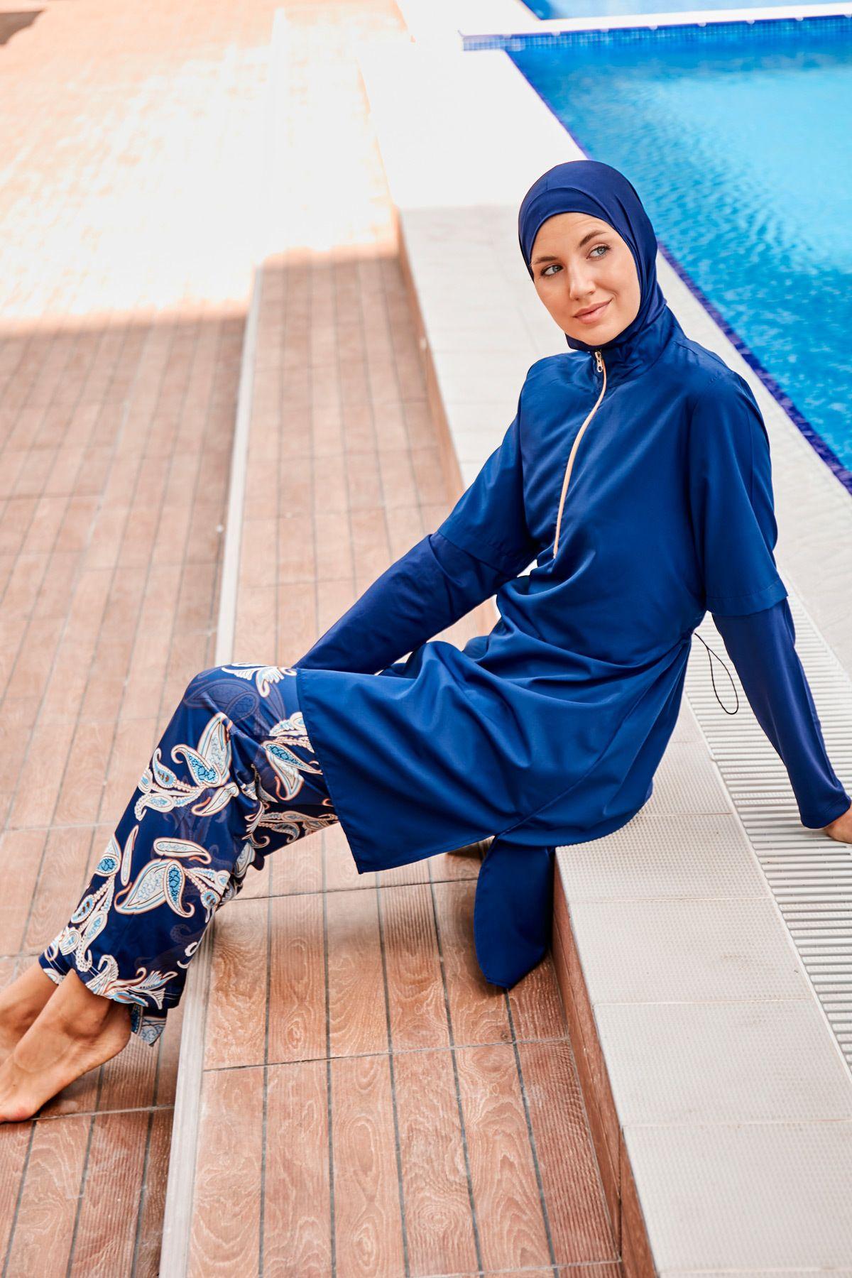 Жіночий мусульманський скромний ісламський повне покриття Burkini Beach Swimwear Costume Swimwear Hijab Beachwear Swimsuit 2XL
Жіночий мусульманський скромний ісламський повне покриття Burkini Beach Swimwear Costume Swimwear Hijab Beachwear Swimsuit 2XL