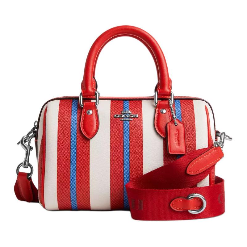 COACH Rowan 18 Logo printed zipper closure Coated canvas and recycled leather Shoulder bag Crossbody bag Handbag Small Women s Red червоний
COACH Rowan 18 Logo printed zipper closure Coated canvas and recycled leather Shoulder bag Crossbody bag Handbag Small Women s Red червоний