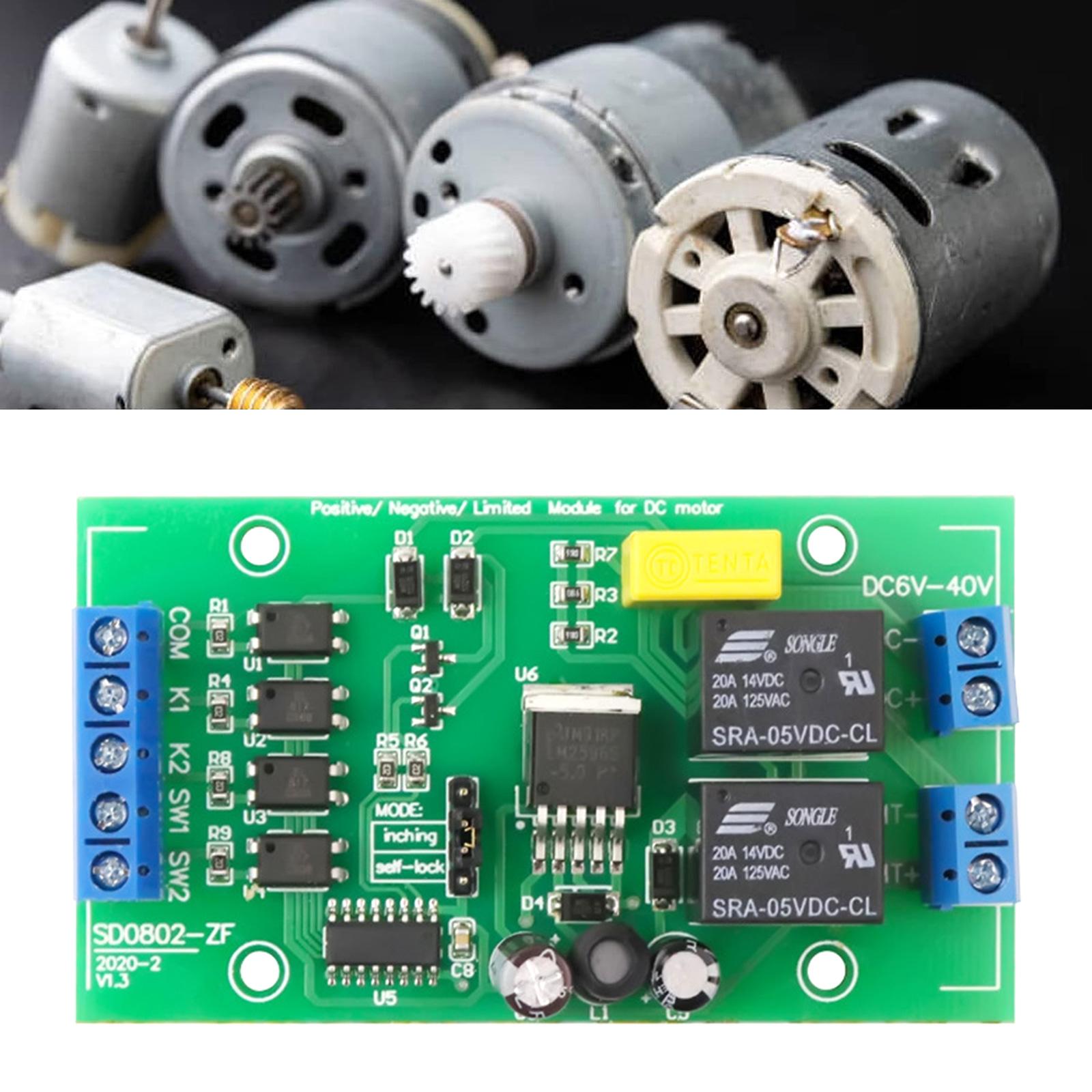 Motor Driver Module 4V 40 V Controller DIY Forward Reverse Control Motor Driver Control Module Jogs/Self-locking Modes
Motor Driver Module 4V 40 V Controller DIY Forward Reverse Control Motor Driver Control Module Jogs/Self-locking Modes