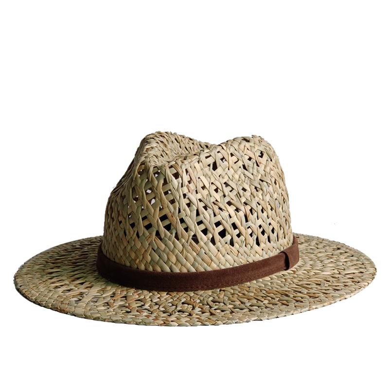 Summer Straw Sun Hat Panama Hats Grass Knitted Gift Hat Breathable Leisure Jazz Hat European American Style Straw Hat Beach Caps 55-58CM
Summer Straw Sun Hat Panama Hats Grass Knitted Gift Hat Breathable Leisure Jazz Hat European American Style Straw Hat Beach Caps 55-58CM