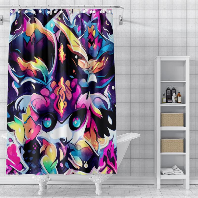 Colorful Graffiti Shower Curtain Washable Dirt-Resistant Shower Head Waterproof Polyester Bath Curtain For Home Decor W60H190(CM)-1 Pcs
Colorful Graffiti Shower Curtain Washable Dirt-Resistant Shower Head Waterproof Polyester Bath Curtain For Home Decor W60H190(CM)-1 Pcs