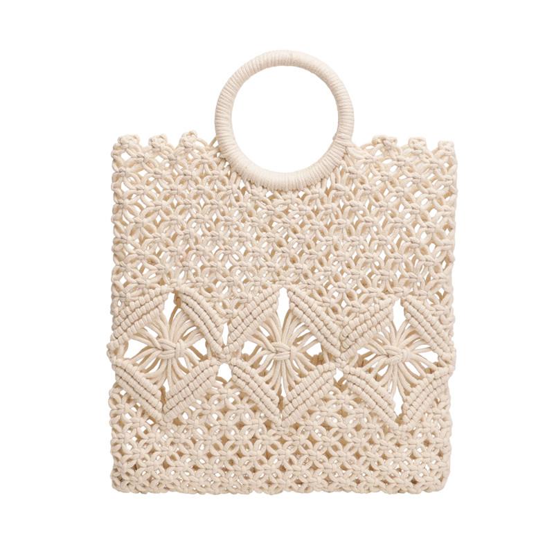 New Braid Solid Color Hollow Out Large Capacity Knit Top-Handle Bags Hot Sale Fashion Versatile Handbag for Beach & Daily Use білий
New Braid Solid Color Hollow Out Large Capacity Knit Top-Handle Bags Hot Sale Fashion Versatile Handbag for Beach & Daily Use білий