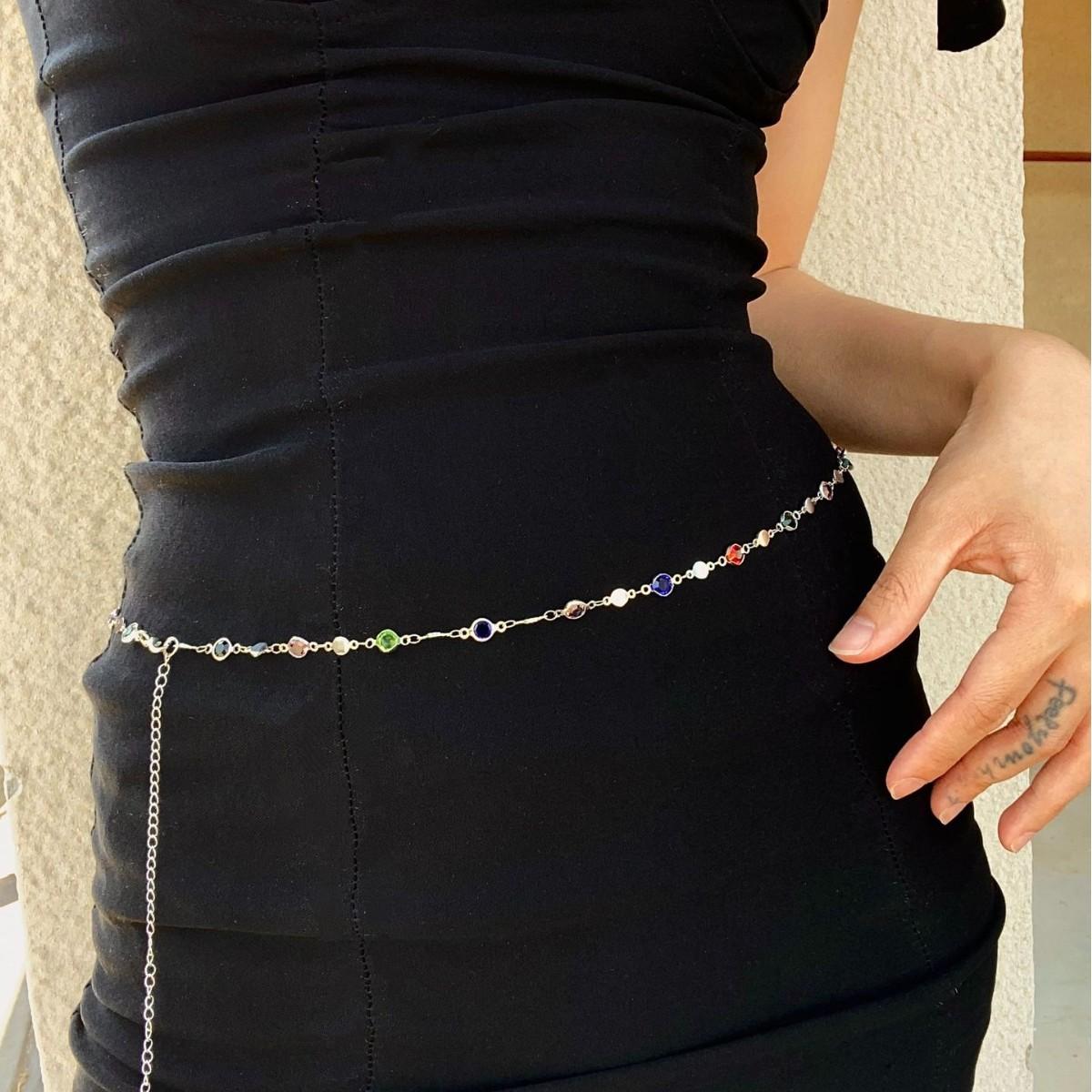 New Enamel Blue Evil Necklace Women s Stainless Steel Chain Colorful Waist Chain Party Gift Wholesale серебряный
New Enamel Blue Evil Necklace Women s Stainless Steel Chain Colorful Waist Chain Party Gift Wholesale серебряный