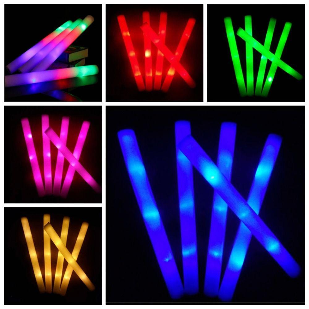 5PCS Dark Light LED Foam Sticks Colorful LED Glow Sticks Birthday Glow Foam Stick Weddings рожевий
5PCS Dark Light LED Foam Sticks Colorful LED Glow Sticks Birthday Glow Foam Stick Weddings рожевий