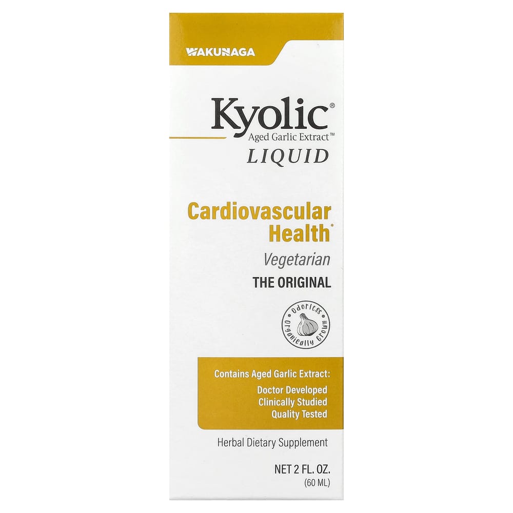 Kyolic Aged Garlic Extract Liquid Supplement 60ml (2 fl oz) 1ea
Kyolic Aged Garlic Extract Liquid Supplement 60ml (2 fl oz) 1ea