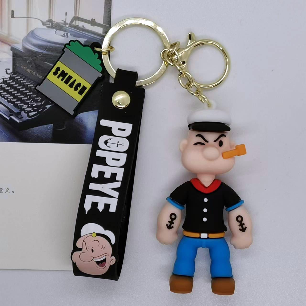 Creative Cartoon Popeye Doll Keychain Bag Car Keychain Accessories Gift Wholesale Y2k Fashion Toys Anime Cartoon Frind Kawaii
Creative Cartoon Popeye Doll Keychain Bag Car Keychain Accessories Gift Wholesale Y2k Fashion Toys Anime Cartoon Frind Kawaii