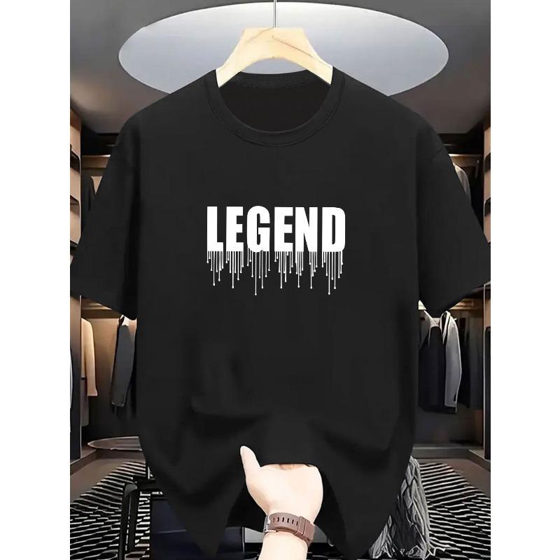 Men s Summer LEGEND Print T-Shirt - Short Sleeve Casual Round Neck Breathable Tee with LEGEND Lettering, Non- Fabric for Casual Attire 4XL чорний
Men s Summer LEGEND Print T-Shirt - Short Sleeve Casual Round Neck Breathable Tee with LEGEND Lettering, Non- Fabric for Casual Attire 4XL чорний