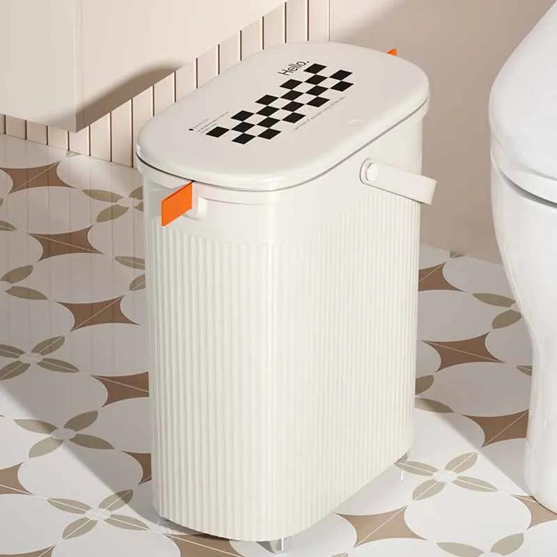 WC Trash Can Household Toilet Push-type Large Capacity Bathroom Waste Bins with Lid Toilet Pail Bucket for Kitchen Bedroom Trash
WC Trash Can Household Toilet Push-type Large Capacity Bathroom Waste Bins with Lid Toilet Pail Bucket for Kitchen Bedroom Trash