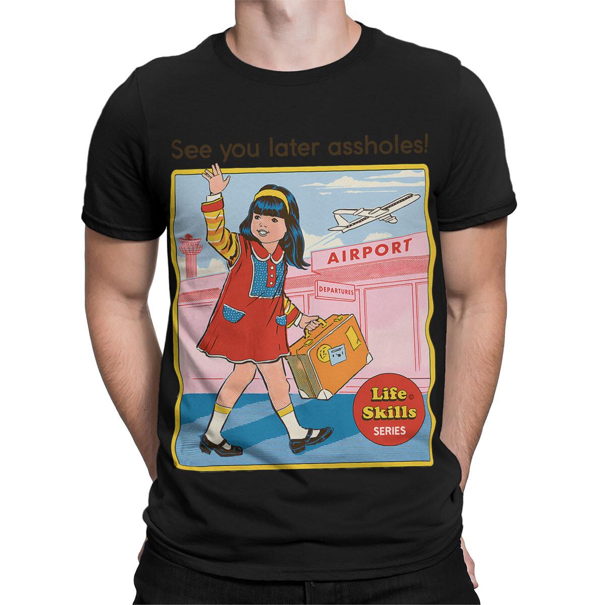 See You Later 80s Fun and Friendly 100% Cotton T-shirt Mens Tees Top #SR#T433 S
See You Later 80s Fun and Friendly 100% Cotton T-shirt Mens Tees Top #SR#T433 S