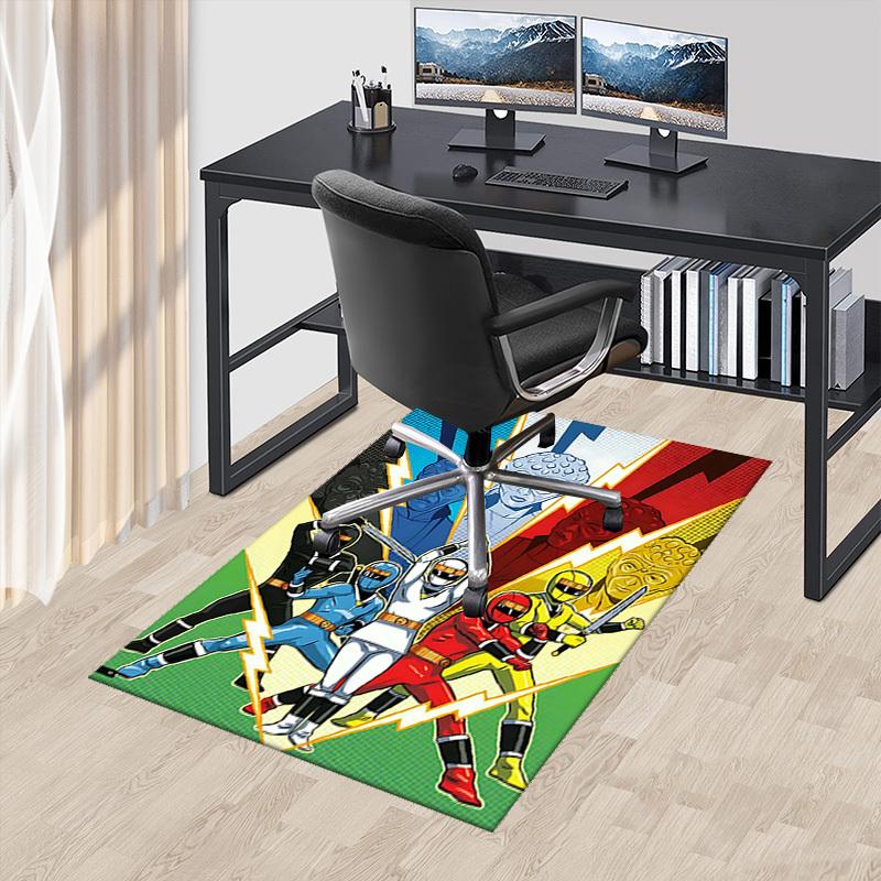 1pc Power Rangers Lightning Bolts Chair Mat - Anime Cartoon Design, Non-Slip Carpet for Office, Home Decor, Living Room, Bedroom, Game Room - Perfect 60cm by 90cm
1pc Power Rangers Lightning Bolts Chair Mat - Anime Cartoon Design, Non-Slip Carpet for Office, Home Decor, Living Room, Bedroom, Game Room - Perfect 60cm by 90cm