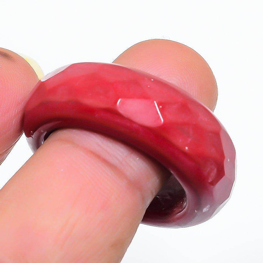 Ювелирное кольцо из натурального итальянского красного коралла из стерлингового серебра 925 пробы, размер 10,5 i0k96