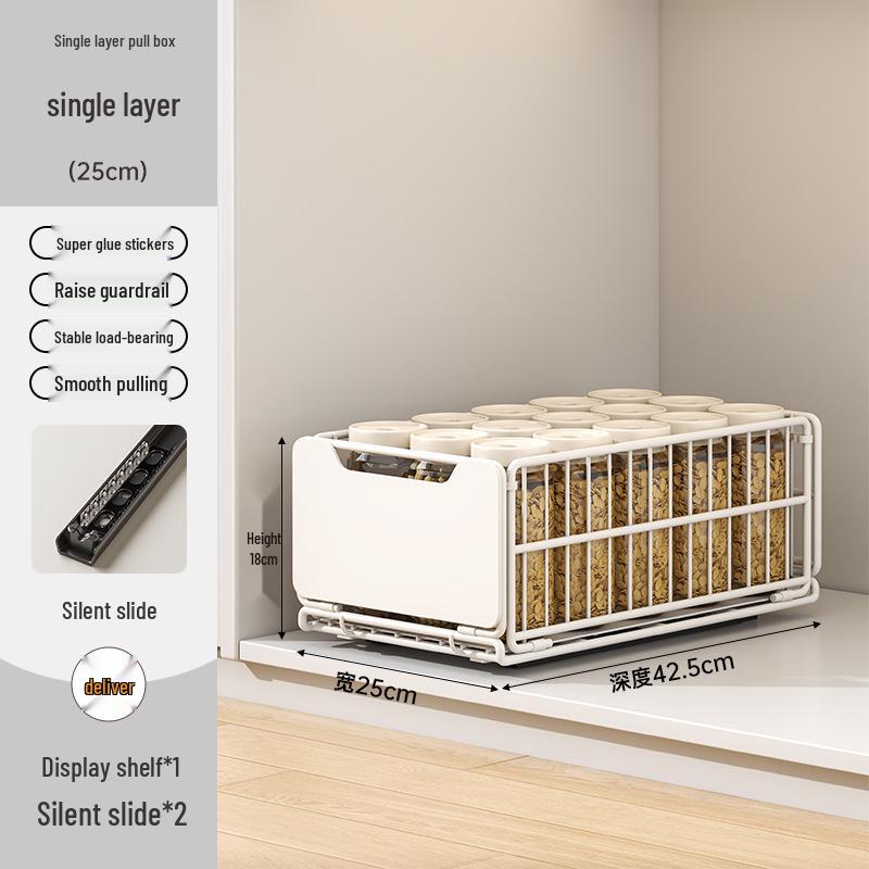 Многофункциональная стойка для кухонной мойки с выдвижными корзинами и местом для хранения специй
Многофункциональная стойка для кухонной мойки с выдвижными корзинами и местом для хранения специй