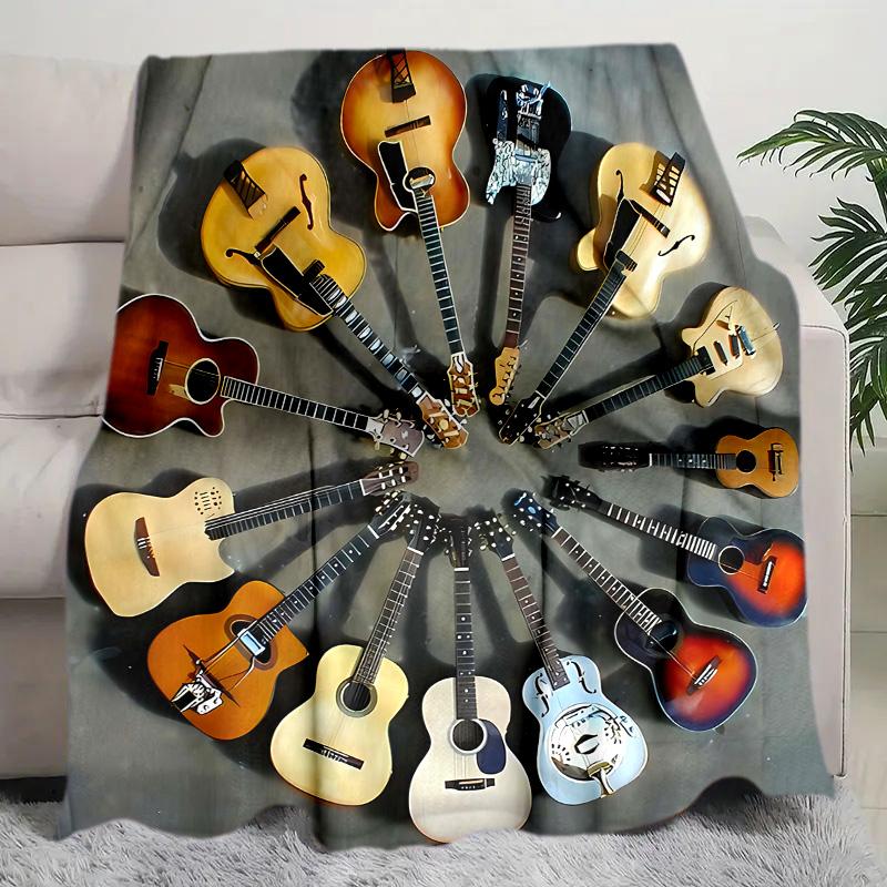 1PC Guitar and piano music pattern blanket, all season lightweight home office outdoor nap multifunctional blanket 80cm x 120cm
1PC Guitar and piano music pattern blanket, all season lightweight home office outdoor nap multifunctional blanket 80cm x 120cm