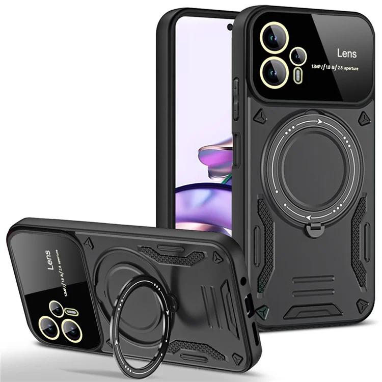 For Motorola Moto G53 5G / G13 4G Magnetic Case TPU+PC Back Cover Rotary Kickstand
For Motorola Moto G53 5G / G13 4G Magnetic Case TPU+PC Back Cover Rotary Kickstand