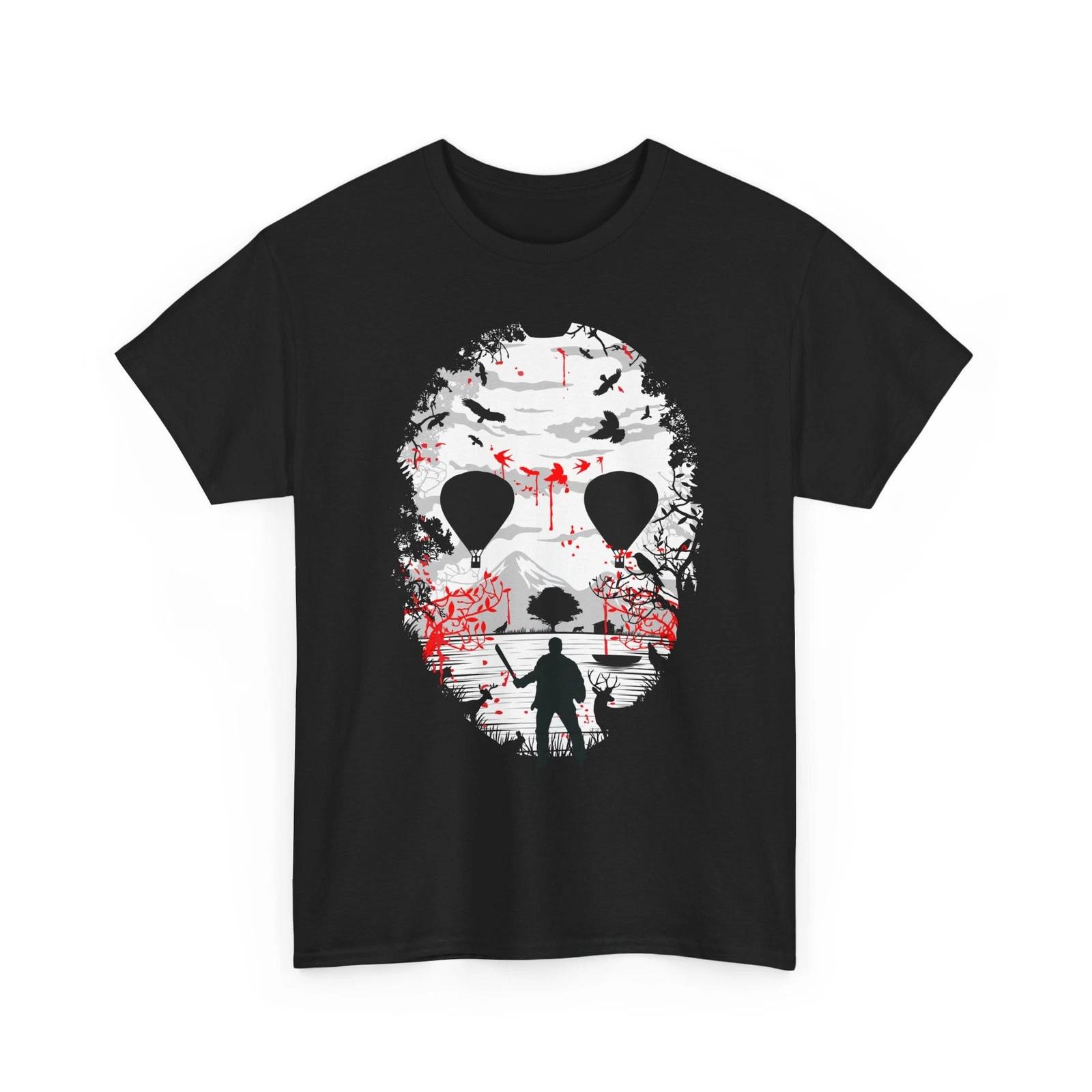 Scenic Jason Hockey Mask Horror Villain Vacation Movie Unisex Cotton TShirt 2XL
Scenic Jason Hockey Mask Horror Villain Vacation Movie Unisex Cotton TShirt 2XL