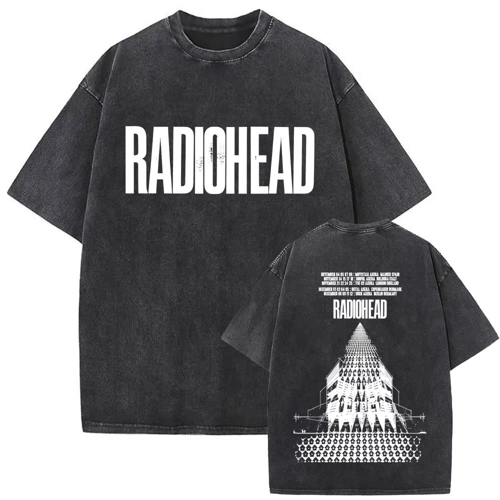 Washed Vintage Radiohead Return To The Road European Tour New Cotton Summer T Shirt Men Hip Hop Rock Tshirt Mens Gothic M
Washed Vintage Radiohead Return To The Road European Tour New Cotton Summer T Shirt Men Hip Hop Rock Tshirt Mens Gothic M