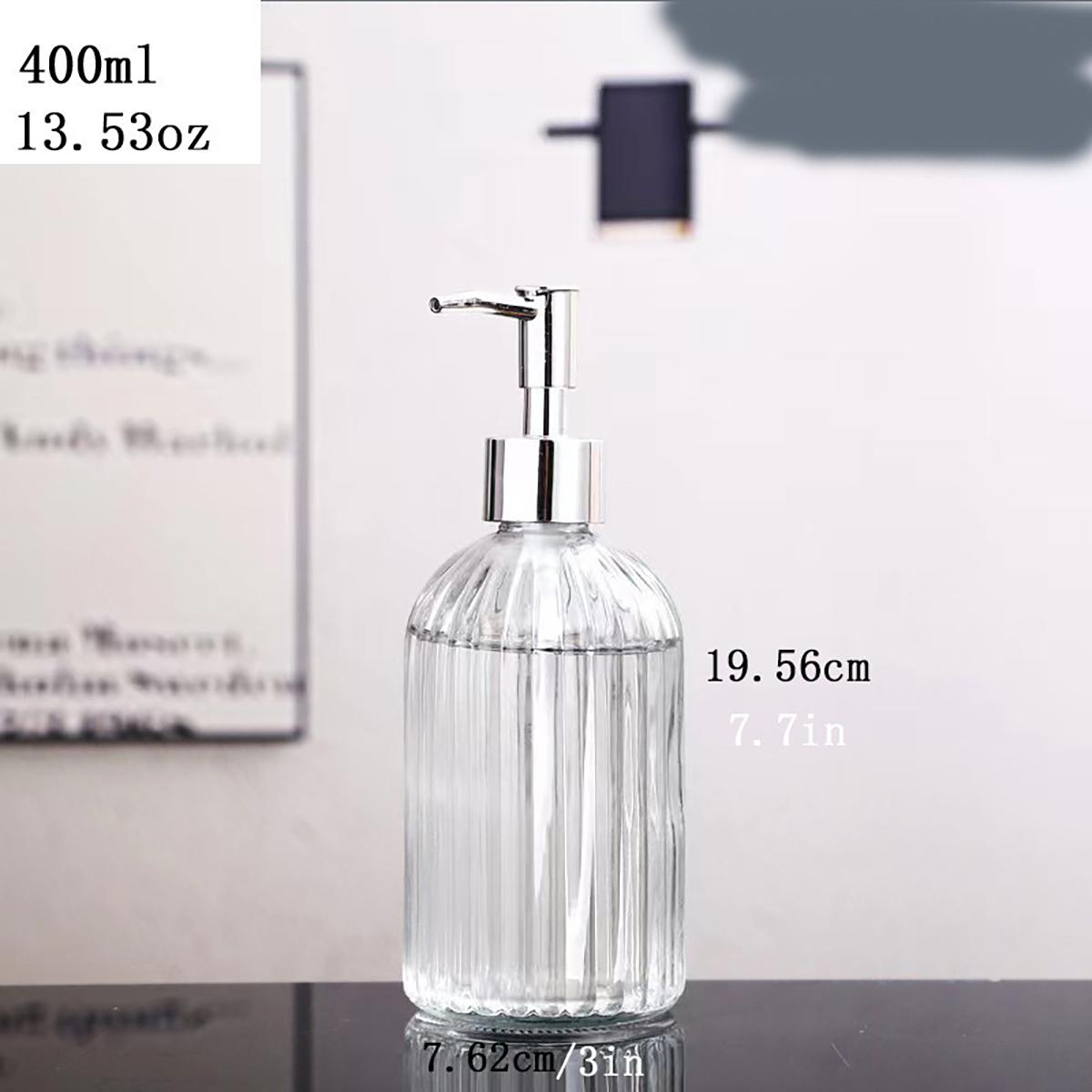 Вертикальный полосатый стеклянный диспенсер для жидкого антисептика для рук, мыла для мытья посуды с бамбуковым насосом, кухонный диспенсер для мыла, нажимной, пустая бутылка
Вертикальный полосатый стеклянный диспенсер для жидкого антисептика для рук, мыла для мытья посуды с бамбуковым насосом, кухонный диспенсер для мыла, нажимной, пустая бутылка