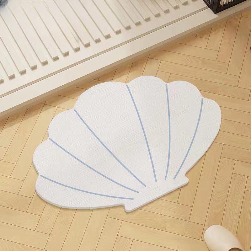 Креативный коврик для пола в душевой комнате ванной в виде ракушки, быстросохнущий, впитывающий воду, разделение сухого и мокрого, милая форма ракушки 40X60cm 15.7X23.6in
Креативный коврик для пола в душевой комнате ванной в виде ракушки, быстросохнущий, впитывающий воду, разделение сухого и мокрого, милая форма ракушки 40X60cm 15.7X23.6in