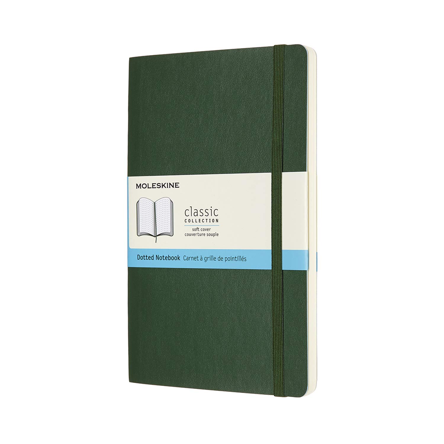 Moleskine Classic Soft Large Myrtle Dot Grid QP619K15 Notebook, Cover, Size, Green,
Moleskine Classic Soft Large Myrtle Dot Grid QP619K15 Notebook, Cover, Size, Green,