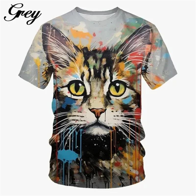 Animal Cat Print Tops Loose Simple Short Sleeves Fashion T-Shirts Men’s 6XL
Animal Cat Print Tops Loose Simple Short Sleeves Fashion T-Shirts Men’s 6XL