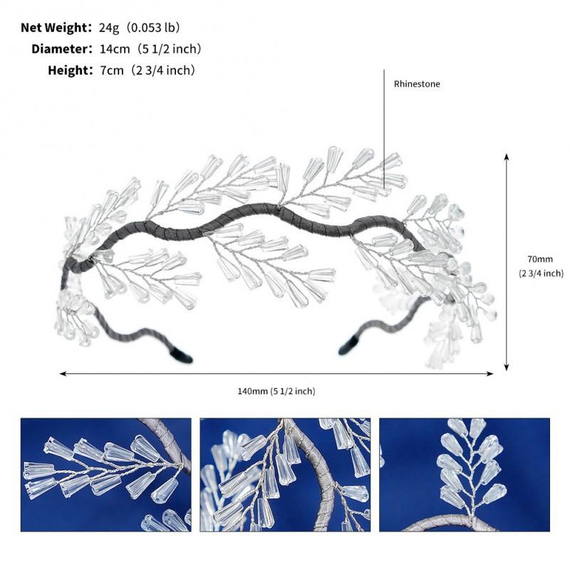 Korean-style Handmade Beaded Wheat Ear Headband Bride Headdress Sen Xianmei Wedding Hair Accessories Crystal
Korean-style Handmade Beaded Wheat Ear Headband Bride Headdress Sen Xianmei Wedding Hair Accessories Crystal