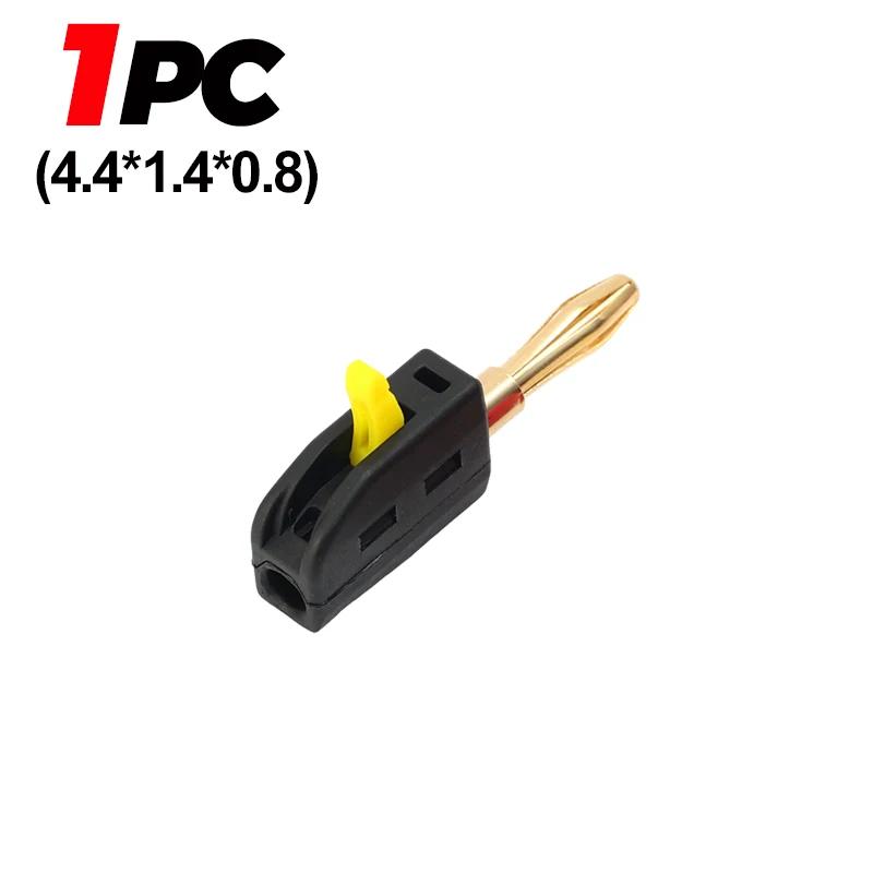 10-1PCS Banana Plugs Wire Connector Quick Connection Terminal Block Snap Cable Clamps For Speaker Amplifier Hardware Accessories
10-1PCS Banana Plugs Wire Connector Quick Connection Terminal Block Snap Cable Clamps For Speaker Amplifier Hardware Accessories