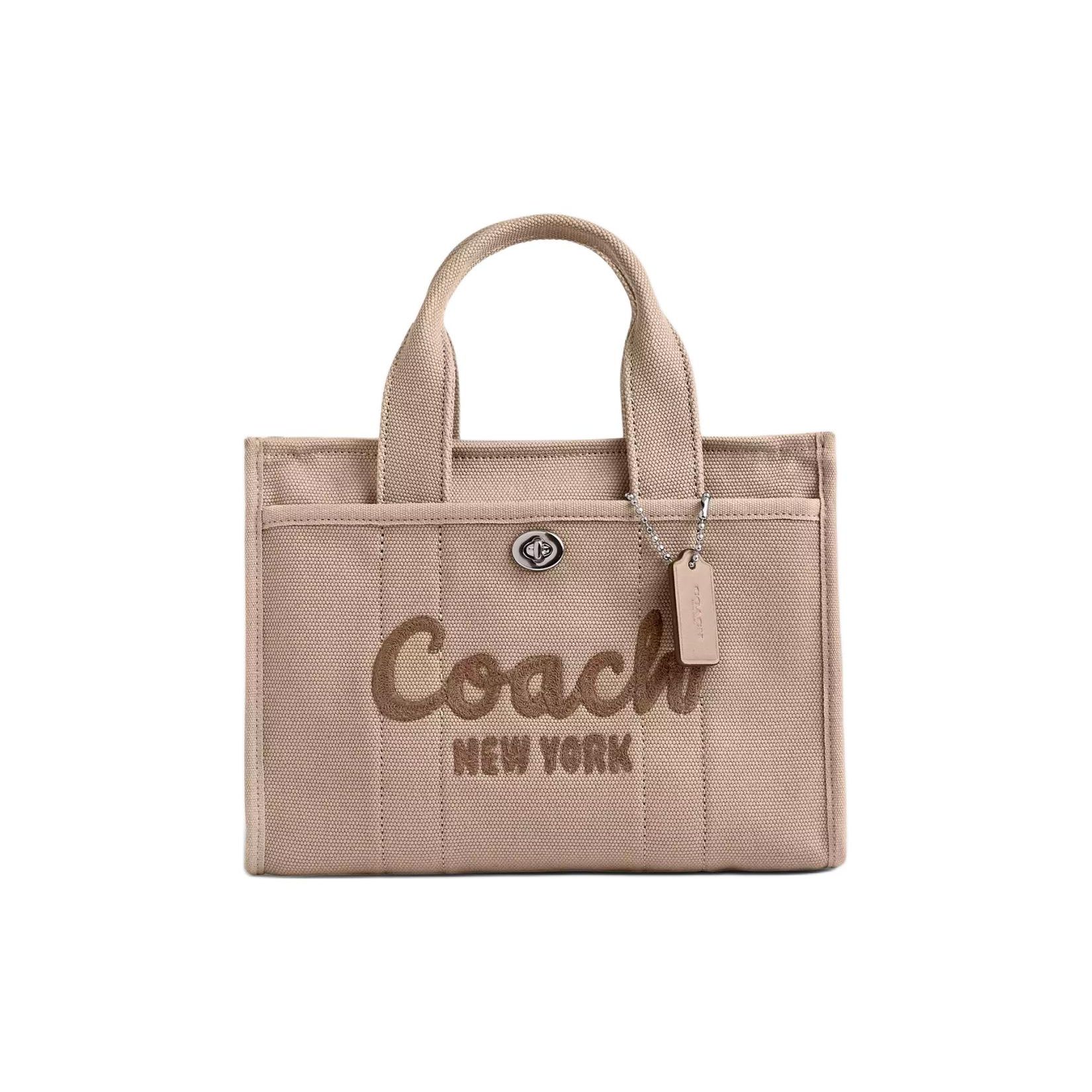 Coach Cargo 26 Embroidered Logo Zipper Closure Large Capacity Canvas Satin Leather Tote Shopping Bag Women tote Natural CP164-LHVRA Basic Set (Bag+Dust Bag)
Coach Cargo 26 Embroidered Logo Zipper Closure Large Capacity Canvas Satin Leather Tote Shopping Bag Women tote Natural CP164-LHVRA Basic Set (Bag+Dust Bag)