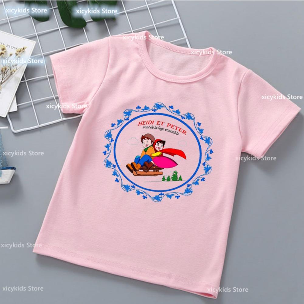 Kawaii Girls T-Shirt Funny Heidi And Family Cartoon Print Kids Summer Shirt Tops Fashion Girls Clothes Cute Kids Clothes Tshirt 150
Kawaii Girls T-Shirt Funny Heidi And Family Cartoon Print Kids Summer Shirt Tops Fashion Girls Clothes Cute Kids Clothes Tshirt 150