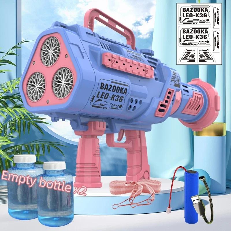 Automatic Lighting Rocket Bubble Guns Big Holes Shape Bubble Machine Gun Launcher Bubbles Blower Soap Outdoor Toys For Kids
Automatic Lighting Rocket Bubble Guns Big Holes Shape Bubble Machine Gun Launcher Bubbles Blower Soap Outdoor Toys For Kids