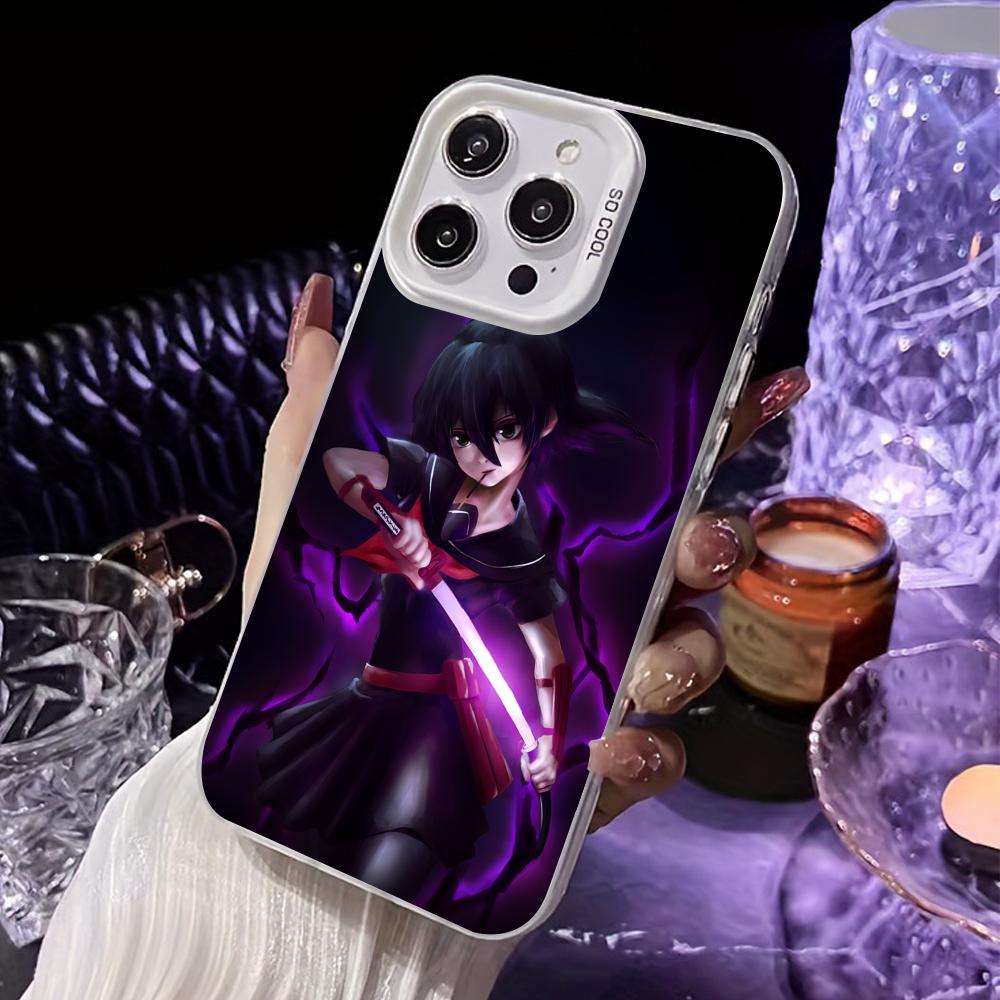 Akame Kurome White Translucent Mobile Phone Case for iPhone 17 16 15 14 13 12 11 X XR XS Air Pro Max Plus Colorful Cover iPhone 16 Plus
Akame Kurome White Translucent Mobile Phone Case for iPhone 17 16 15 14 13 12 11 X XR XS Air Pro Max Plus Colorful Cover iPhone 16 Plus