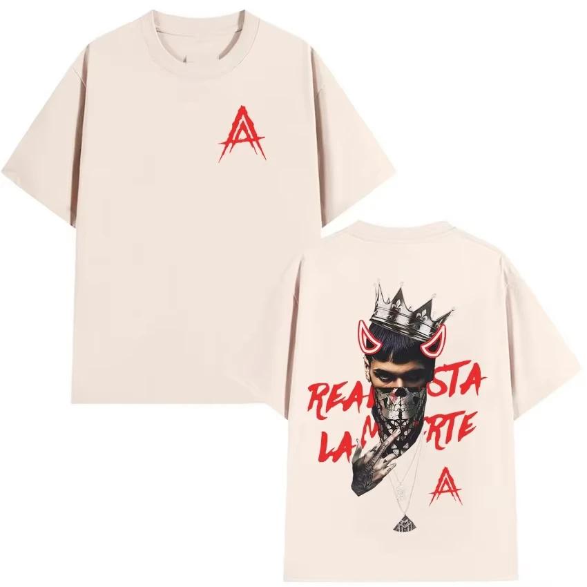 Rapper Anuel Aa Highquality Printed 2026 Summer New Unisexs Womens Hiphop Casual Gothic Pure Cotton Fashionable Tshirt 4XL
Rapper Anuel Aa Highquality Printed 2026 Summer New Unisexs Womens Hiphop Casual Gothic Pure Cotton Fashionable Tshirt 4XL