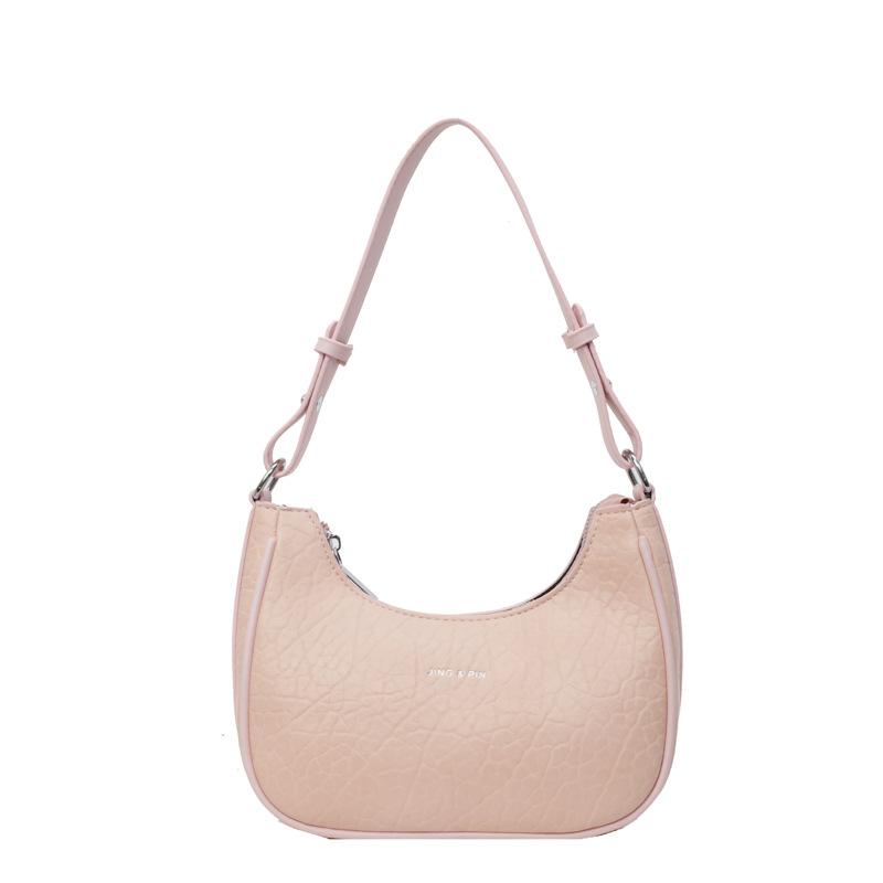 Fashion texture underarm bag 2025 spring new versatile single shoulder underarm bag temperament dumpling bag women рожевий
Fashion texture underarm bag 2025 spring new versatile single shoulder underarm bag temperament dumpling bag women рожевий