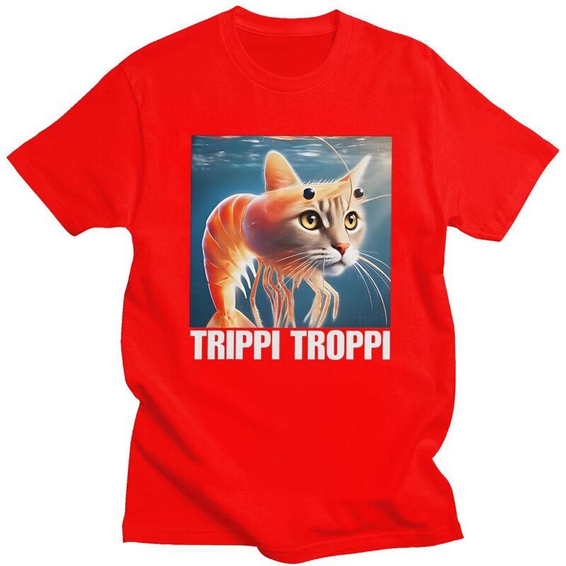Trippi Troppi Italian Brainrot Cat Fish Meme Tshirt for Men Short Sleeves Tee Shirt Streetwear Summer Pure Cotton Tee Tops S
Trippi Troppi Italian Brainrot Cat Fish Meme Tshirt for Men Short Sleeves Tee Shirt Streetwear Summer Pure Cotton Tee Tops S