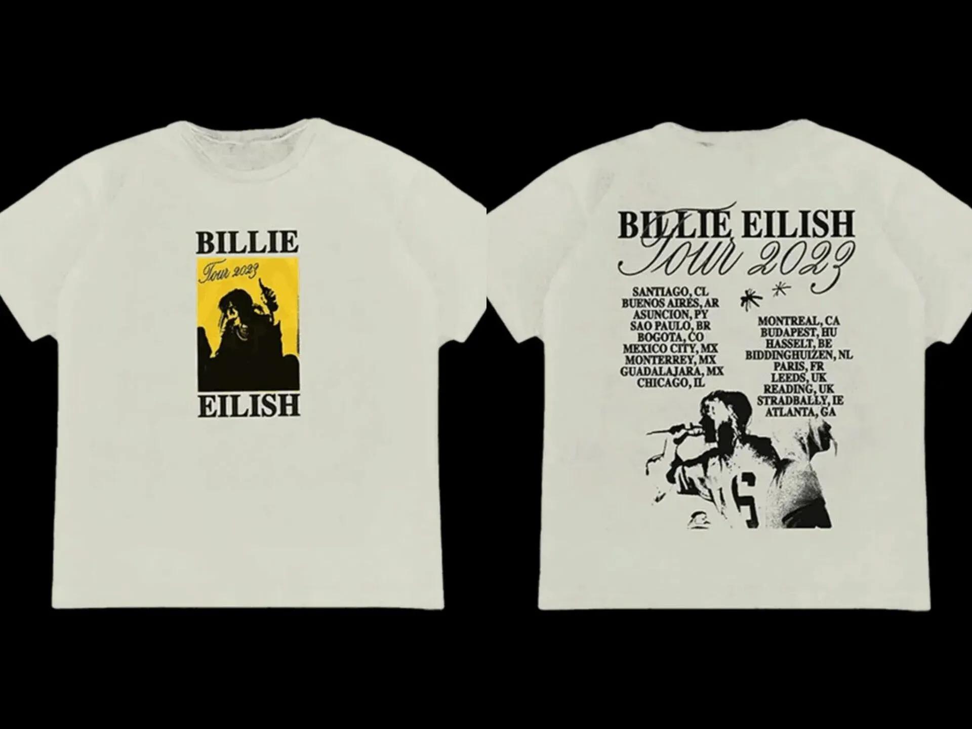 Футболка B-Billie Eilish з концертним туром 2023 року, хіп-хоп, футболка з круглим вирізом і короткими рукавами, повсякденна мода унісекс, жіноча розкішна високоякісна футболка M
Футболка B-Billie Eilish з концертним туром 2023 року, хіп-хоп, футболка з круглим вирізом і короткими рукавами, повсякденна мода унісекс, жіноча розкішна високоякісна футболка M
