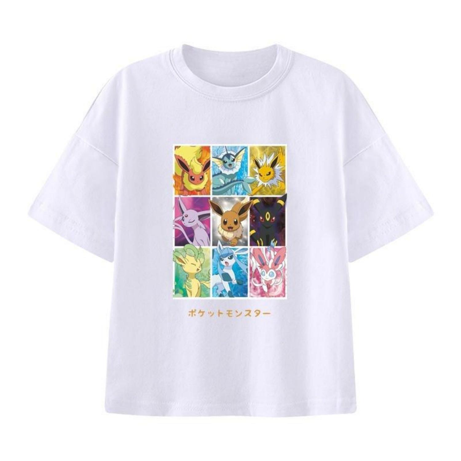 Футболка с мультяшным принтом Иви, карманная игра Pokémon, летняя, мужская и женская, больших размеров, трендовая, свободная, повседневная, с коротким рукавом S чёрный
Футболка с мультяшным принтом Иви, карманная игра Pokémon, летняя, мужская и женская, больших размеров, трендовая, свободная, повседневная, с коротким рукавом S чёрный