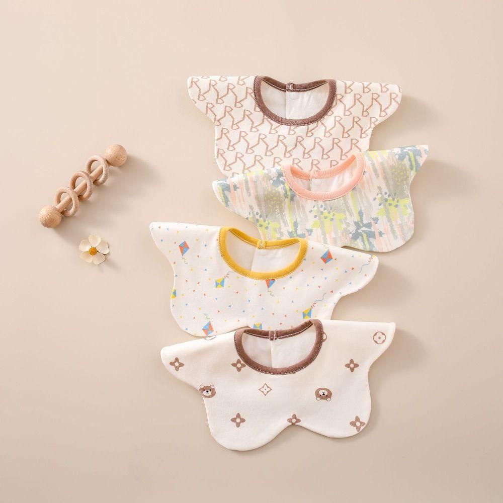 Детские муслиновые нагрудники с принтом, салфетки для отрыжки на кнопках, детские нагрудники для слюней, полотенце для слюны Newbron 
Детские муслиновые нагрудники с принтом, салфетки для отрыжки на кнопках, детские нагрудники для слюней, полотенце для слюны Newbron