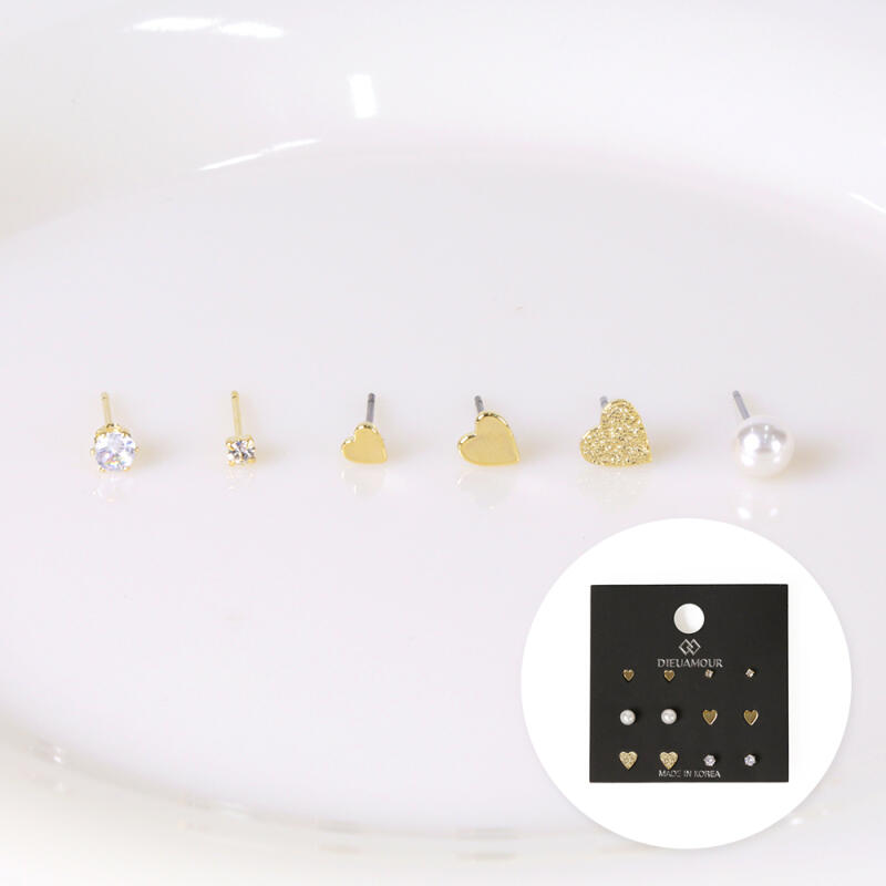 Hit Pearl 12-Set Anti-Hyperlipid Earrings yellow gold
Hit Pearl 12-Set Anti-Hyperlipid Earrings yellow gold
