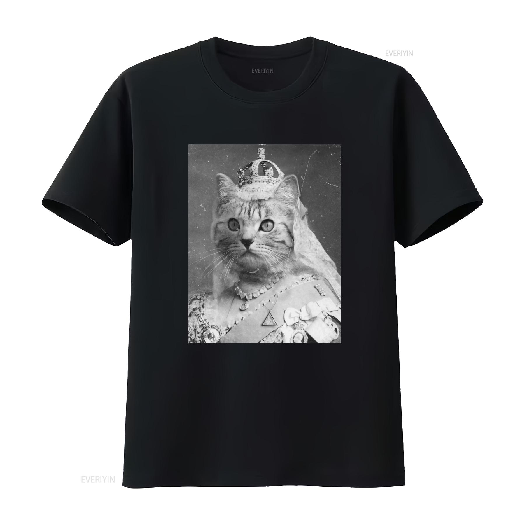 Cat Queen Kitten Meow Funny Cool T Shirt for Royal Print Design vintage Washed Versatile Casual Soft Breathable Unisex homme 4XL
Cat Queen Kitten Meow Funny Cool T Shirt for Royal Print Design vintage Washed Versatile Casual Soft Breathable Unisex homme 4XL