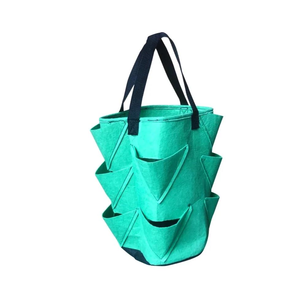 Practical Plastic Strawberry Planting Bag Plant Grow Hanging Bag Garden Supplies Useful Green Garden Tool Bag Accessories
Practical Plastic Strawberry Planting Bag Plant Grow Hanging Bag Garden Supplies Useful Green Garden Tool Bag Accessories