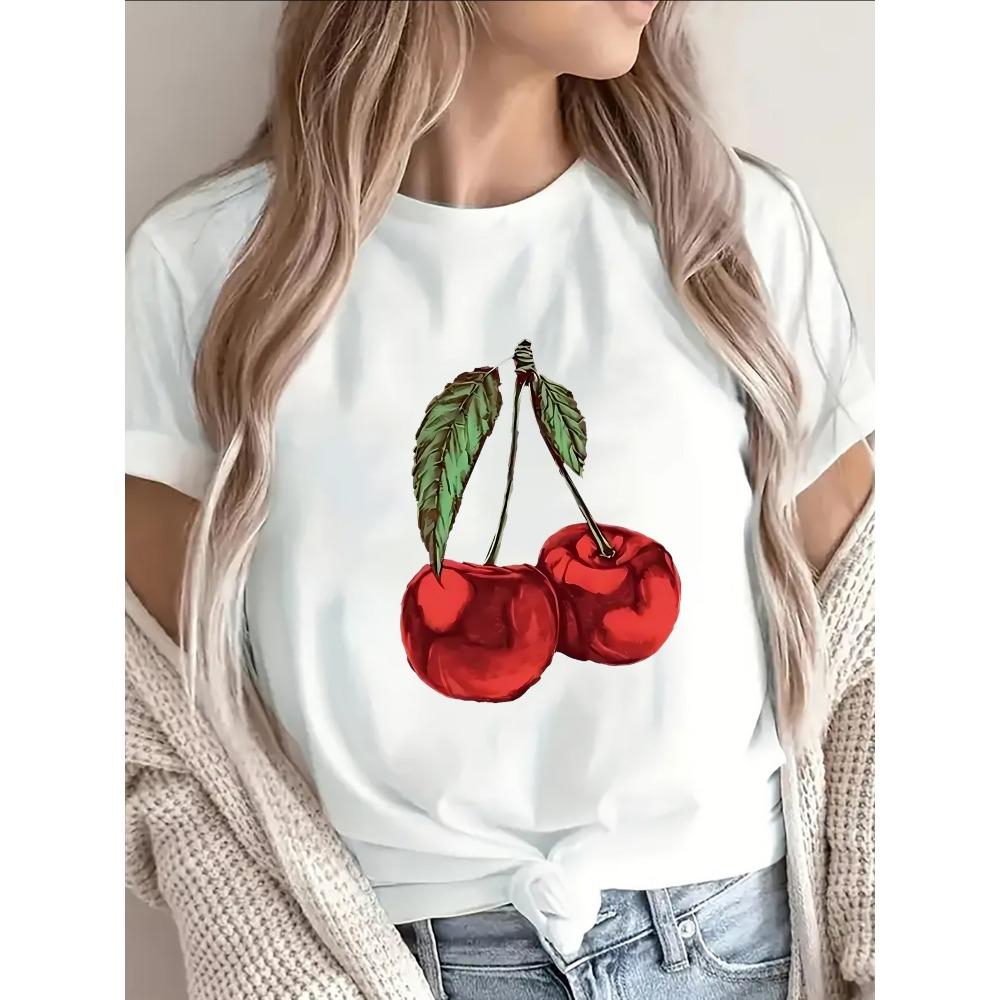 Casual Short Sleeve Made of Black Featuring a Cherry Design Designed to Be Ideal for Daily Wear at Home Restaurants 3XL
Casual Short Sleeve Made of Black Featuring a Cherry Design Designed to Be Ideal for Daily Wear at Home Restaurants 3XL