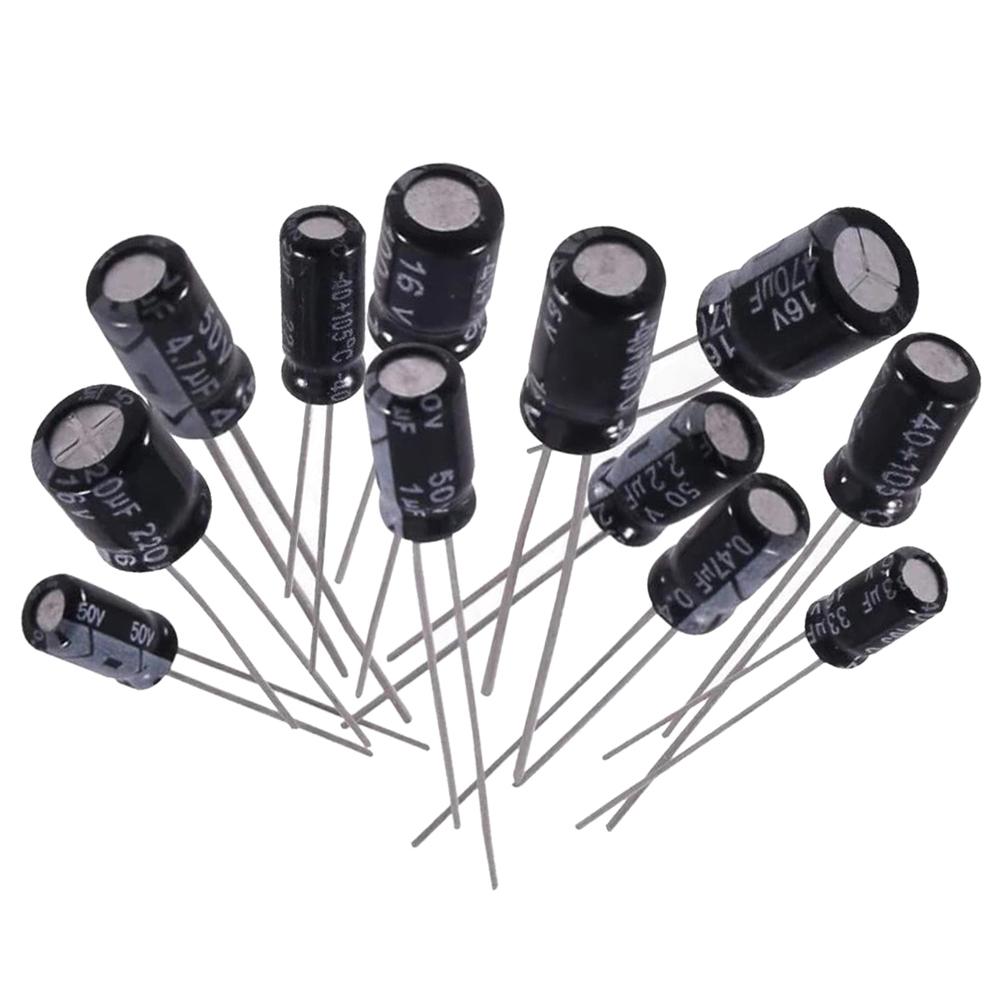 500Pcs 24 Values 16-50V 0.1-1000uF Metal Electrolytic Capacitors Assortment Box Kit Assorted Assortment Kit Bypass Low Frequency spain
500Pcs 24 Values 16-50V 0.1-1000uF Metal Electrolytic Capacitors Assortment Box Kit Assorted Assortment Kit Bypass Low Frequency spain