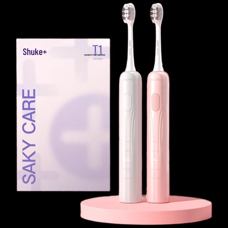 Shuke T1 Sonic Electric Toothbrush Couple Set
Shuke T1 Sonic Electric Toothbrush Couple Set
