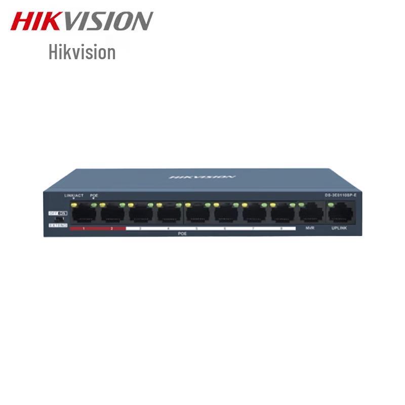 HIKVISION DS-3E0110SP-E 10-Port PoE Network Switch
HIKVISION DS-3E0110SP-E 10-Port PoE Network Switch
