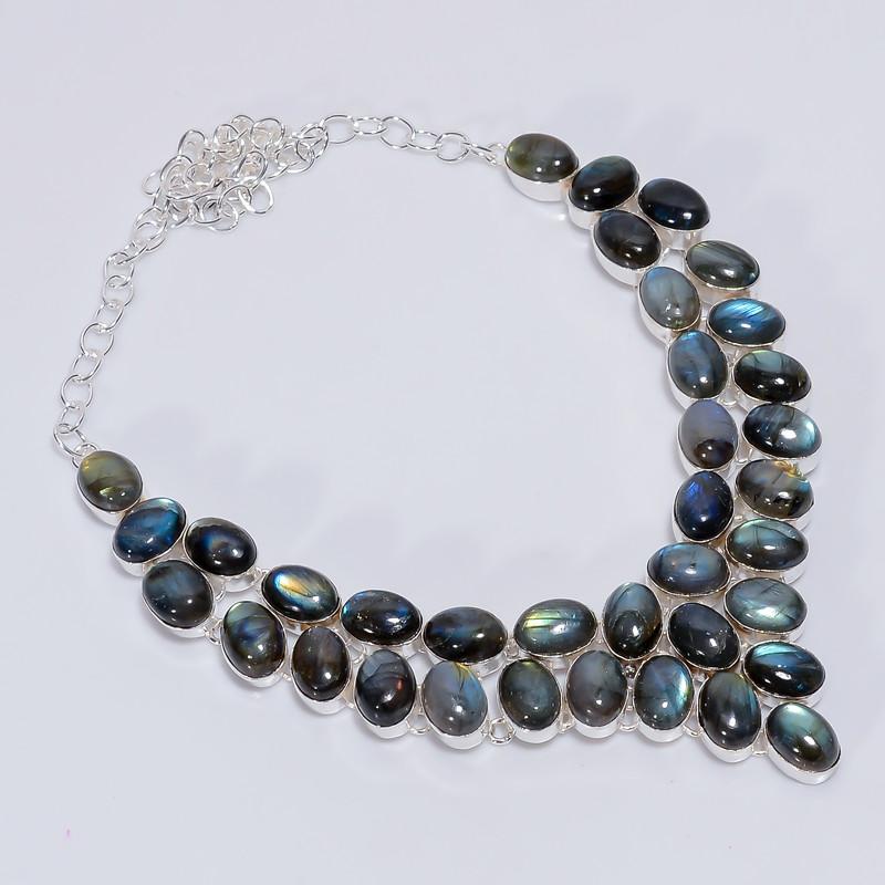Awesome Top Grade Qualite 100% Natural Labradorite Oval Shape Ethnic Style Handmade Jewelry 925 Steling Silver Plated Necklace 19 WSJ-5135 срібний
Awesome Top Grade Qualite 100% Natural Labradorite Oval Shape Ethnic Style Handmade Jewelry 925 Steling Silver Plated Necklace 19 WSJ-5135 срібний