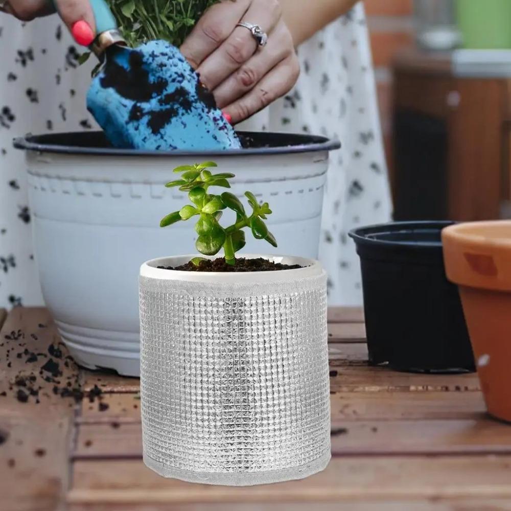 5pcs Aluminum Foil Film Plant Sunscreen Cover Thickened Flower Pot Holder Balcony 16cm
5pcs Aluminum Foil Film Plant Sunscreen Cover Thickened Flower Pot Holder Balcony 16cm