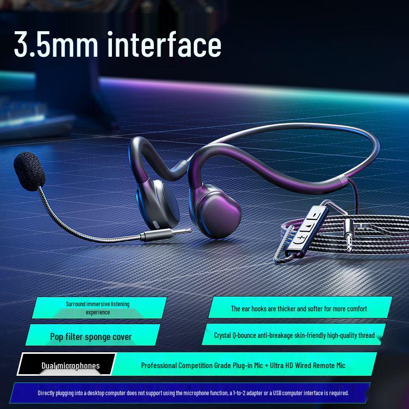 Live Broadcast Headset: Wired In-Ear/On-Ear Streamer with Desktop Microphone and Monitoring Capabilities
Live Broadcast Headset: Wired In-Ear/On-Ear Streamer with Desktop Microphone and Monitoring Capabilities