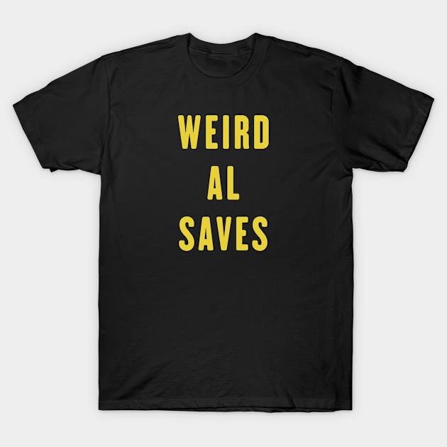 Men Black Print T-shirt Weird Al Saves No-Cut Transfer Paper Print Cotton Tshirt XL чорний
Men Black Print T-shirt Weird Al Saves No-Cut Transfer Paper Print Cotton Tshirt XL чорний