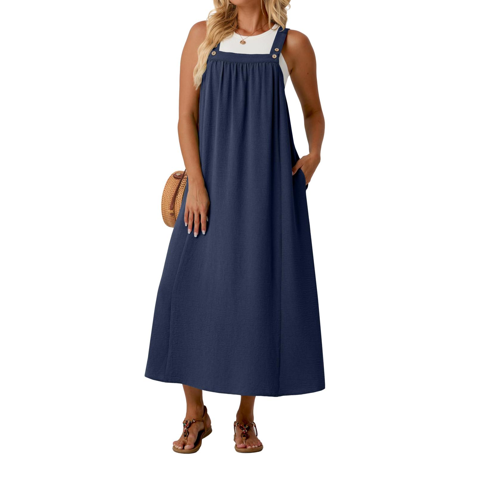 Women s Fashion Solid Color Dress Strapless Sleeveless Dress XL Темно-синій
Women s Fashion Solid Color Dress Strapless Sleeveless Dress XL Темно-синій